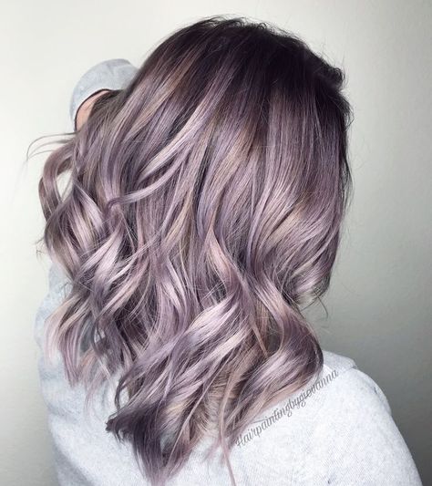 #pastelhair #haircolour #haircolor #hair #beauty #pastels #colour #blue #purple #hairinspo #fanola Blond Cenușiu, Pastel Purple Hair, Ash Brown Hair Color, Ash Brown Hair, Gorgeous Gray Hair, Lilac Hair, Lavender Hair, Penteado Cabelo Curto, Grey Hair Color