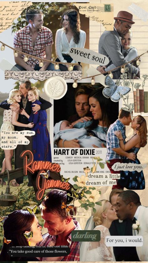 Such a good show! 🥺 #moodboard #collage #hartofdixie #aesthetic Hart Of Dixie Aesthetic, Zoe And Wade, Heart Of Dixie, Aesthetic Shuffles, Iphone Quotes, Moodboard Collage, Hart Of Dixie, I Just Love You, I Love Cinema