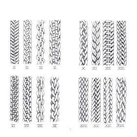 Braid Tattoo, Basketry Techniques, Crochet Drawing, Rope Tattoo, Braid Rope, How To Draw Braids, Chain Tattoo, Textile Techniques, Flat Drawings