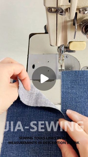 @jia.sewing on Instagram: "Denim Sewing Tip👖✨ | DIY | Quick Sewing Tips No. 131 #diy #sewing #sewingtips #quicksewingtips #sewingtipsandtricks #craft #denim #jeans #seamstress #tailor #jia-sewing   💡Sewing Tools Link in Bio.💡" Denim Seams, Denim Sewing, Sewing Seams, Sewing Lessons, Sewing Tools, Sewing Tips, Sewing Hacks, Sewing Tutorials, Diy Sewing