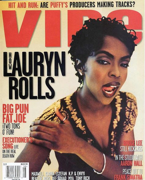 20 Vibe Magazine Covers That Perfectly Define The '90s Vibe Magazine Covers, Ms Lauryn Hill, Lauren Hill, Cultura Hip Hop, Vibe Magazine, Looks Hip Hop, Black Magazine, Lauryn Hill, Music Magazines