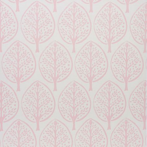 Schumacher - Wallcovering for Every Decor Schumacher Wallpaper, Wallpaper For Sale, Bold Wallpaper, Schumacher Fabric, Pink Books, Contemporary Wallpaper, Pink Trees, Wallpaper Rolls, Tree Wallpaper