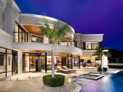 Big Mansion, Rumah Moden, Pelan Rumah, House Plans Mansion, Dream Mansion, Modern Mansion, Custom House, Hus Inspiration, Mansions Luxury