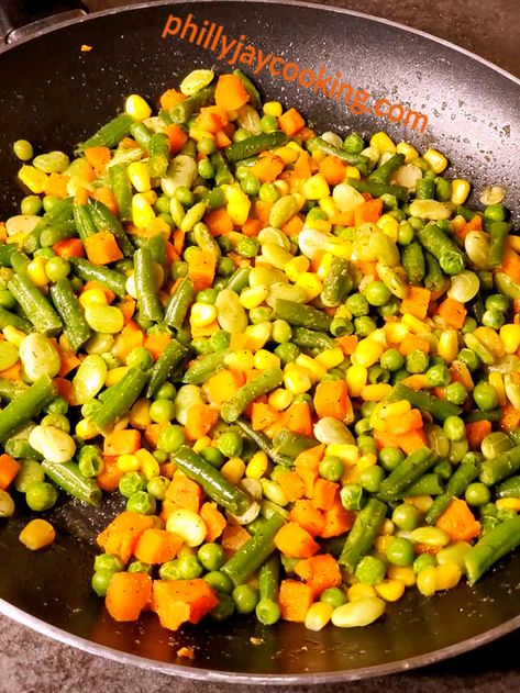 Delicious Easy To Make Mixed Vegetables Recipe Chopped Vegetable Recipes, Cooking Mixed Vegetables, Recipes For Mixed Vegetables, Best Mixed Vegetable Recipe, Seasoning Frozen Vegetables, Veggie Mix Side Dish, Cheap Vegetable Recipes, Recipe For Mixed Vegetables, Frozen Mix Vegetables Recipes