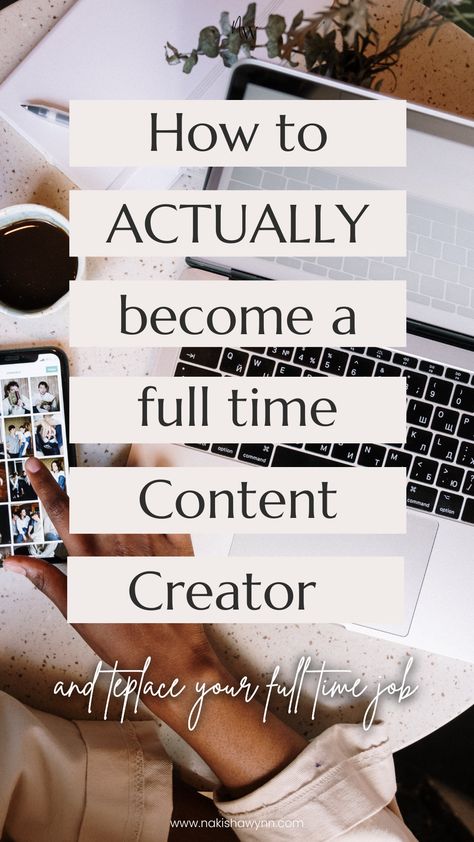 This could be your year to become a full-time content creator! Maybe this is something you’ve been wanting to do for a while, or you’ve already started your journey and just want to take it to the next level. If that’s you, today I’m going to walk you step-by-step through what I would do if I were just starting and aiming to turn my hobby into a serious, full-time income. Facebook Content Creator, How To Become A Full Time Content Creator, How To Become A Content Creator, Facebook Content, Ways To Get Money, Blogging Resources, My Hobby, Successful Online Businesses, Busy At Work