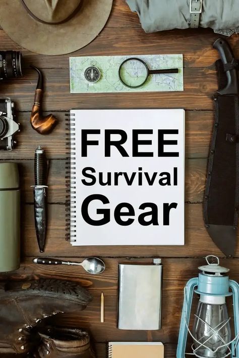 Over the past couple of years, several companies have started giving away free survival gear. There is a catch: You have to pay the cost of shipping. But other than that, these products are completely free. Companies do this in hopes that you'll purchase other products or sign up for one of their survival courses, but you don't have to if you don't want to. So if you're trying to acquire survival items but you don't have a lot of money, you should check out these products. Survival Gear List, Urban Survival Kit, Camping Gear Survival, Survival Items, Survival Supplies, Survival Life Hacks, Urban Survival, Backpacking Tips, Survival Life