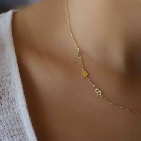 Necklace Gift Ideas, Couples Necklace, Necklace Couple, Petite Jewelry, Horizontal Bar Necklace, Curved Bar Necklace, Couple Necklace, Dainty Diamond Necklace, Star Charm Necklace