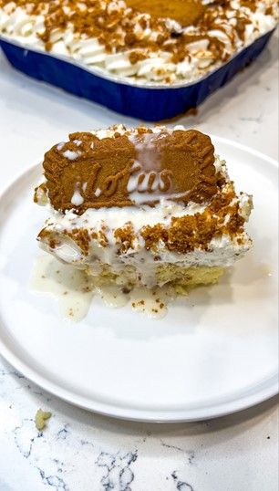 Biscoff Tres Leches - Shompa Kabir Crumble Tres Leches Cake, Tres Leches Cake Biscoff, Cookie Butter Tres Leches Cake, Tres Leches Biscoff Cake, Ina Garten Tres Leches Cake, German Chocolate Tres Leches Cake, Les Tres Cake, Cookie Butter Tres Leches, Biscoff Tres Leches Cake Recipe