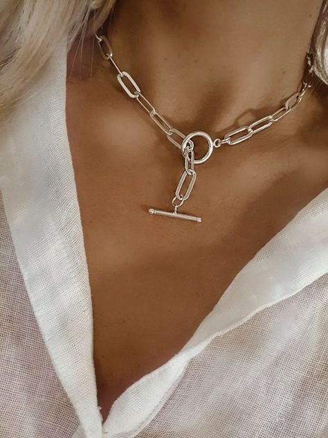 Silver snake chain