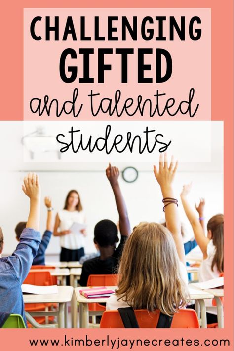 How To Challenge Gifted Students, Gifted Talented Activities, Gifted And Talented Activities Elementary Project Based Learning, Teaching Gifted And Talented Students, Gifted Students Activities Middle School, First Grade Gifted Activities, Gifted And Talented Activities 1st Grade, Activities For Gifted Students, 2nd Grade Gifted And Talented Activities