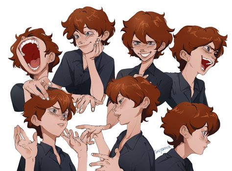 Expressions Drawing, Inspiring Illustration, Výtvarné Reference, Lupin Iii, 캐릭터 드로잉, Drawing Expressions, Character Design Animation, Art Poses, Facial Expressions