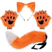 Fox Halloween Costume For Women, Fox Halloween Costume, Fox Ears And Tail, Fox Halloween, Wolf Tail, Wolf Costume, Fox Tail, Fox Ears, Fancy Party