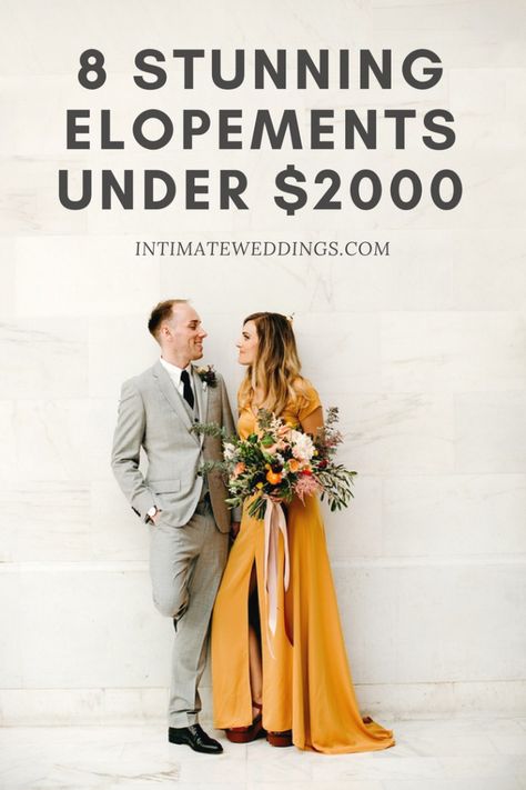 Diy Wedding Ideas, Wedding Expenses, Small Weddings, Small Intimate Wedding, Wedding 2015, Elopement Inspiration, Budget Wedding, Intimate Weddings, Elope Wedding