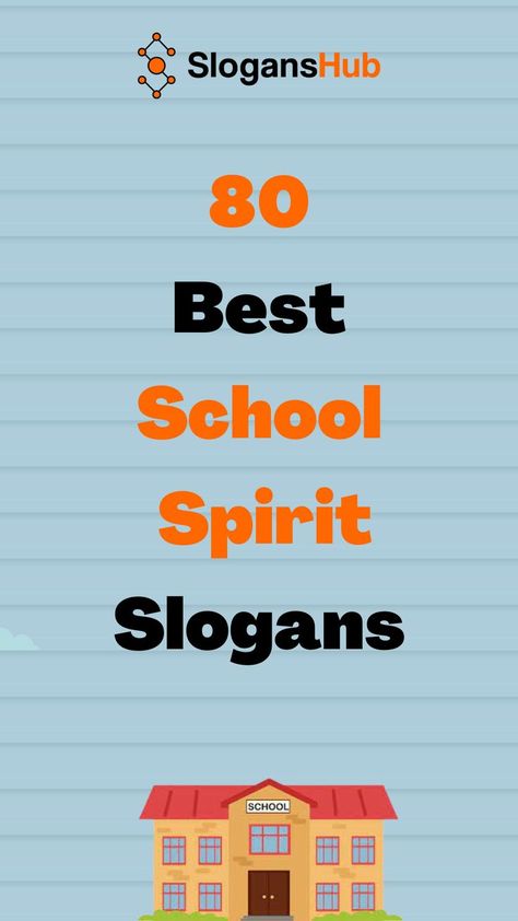 In this post you will find 80 Best School Spirit Slogans And Great Taglines #slogans #sloganshub #schoolspirirtslogans School Pride Posters Ideas, High School Campaign Slogans, English Slogan For School, Motivational Themes For Schools, School Spirit Bulletin Board Ideas, Slogan Ideas For School, High School Themes For The Year, School Theme Ideas Elementary, Asb Slogans