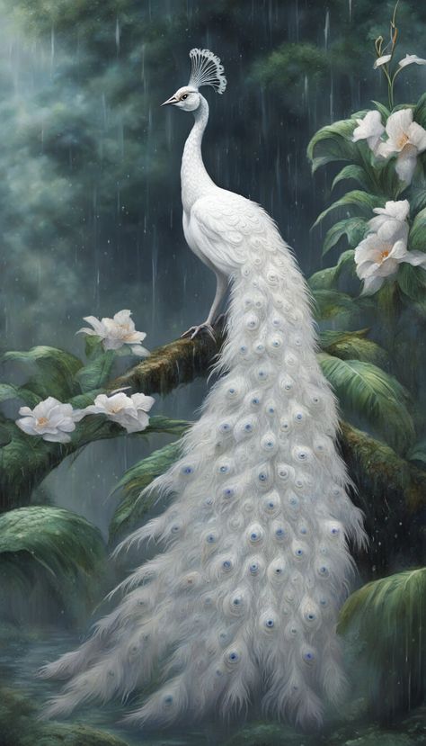 White Peacock Wallpaper, White Peacock Painting, Royal Peacock, Peacock Photos, Peacock Wallpaper, Peacock Pictures, Black Canvas Paintings, Spirit Animal Art, White Peacock