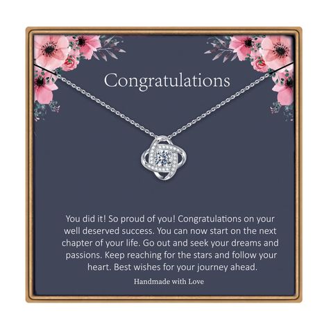 PRICES MAY VARY. 🎓GRADUATION GIFTS NECKLACE: 2024 graduation gifts necklace comes with inspirational quote card is the best graduation gift for her 2024 to show your love and support to your love. It’s a great way for them to stay inspired even after graduation. 🎓BEST GRADUATION GIFTS: Comes with an elegant necklace box and Graduation Card, best graduation gift inspirational gift choice for your best friend, daughter, granddaughter, sister, niece, personalized graduation gift for her 2024. 🎓M College Graduation Gifts For Her, Necklace 2023, Inspirational Quotes Cards, Graduation Gifts For Sister, Best Graduation Gifts, Graduation Gifts For Daughter, High School Graduation Gifts, 2023 Graduation, Graduation Presents