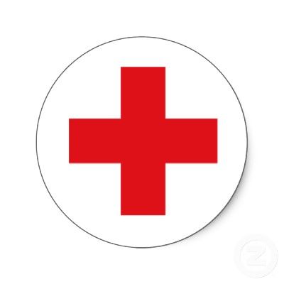 Red Cross Medical Logo Round Sticker from http://www.zazzle.com/cross+stickers Red Cross Logo, Red Stickers, Medical Stickers, Cross Logo, Medical Logo, Round Logo, Decorated Water Bottles, Houston Astros Logo