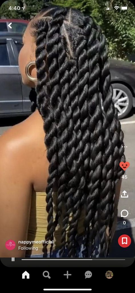 2 Strand Twist Styles, 2 Strand Twist, Twist Styles, Low Maintenance Hair, Hair Stuff, Natural Hairstyles, Low Maintenance, Hair Goals, Hair Inspo