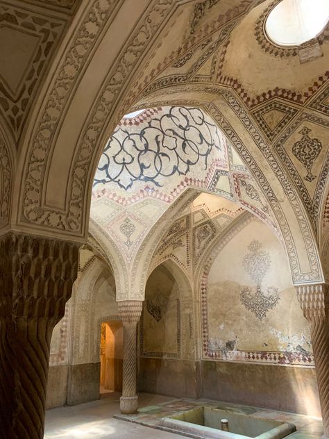 Traditional iranian bathhouse “Hammam” inside the Arg of Karimkhan historical complex #iran #shiraz Traditional Iranian Architecture, Iran House, Arabian Interior, Iran Shiraz, Cultural Design, Shiraz Iran, Iranian Architecture, Persian Architecture, Magical Realism