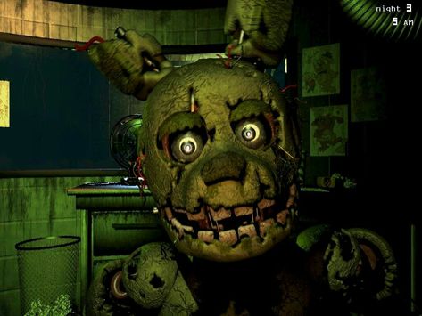 Springtrap jump scare Scared Funny, Fnaf Jumpscares, Freddy 3, Fnaf Sister Location, Fnaf Wallpapers, Fnaf Movie, Fnaf Memes, William Afton, Freddy Fazbear