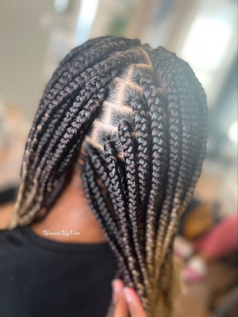 Follow my IG @braidssbyvon Traditional Box Braids, Corn Row, Cornrows Styles, Box Braids, Natural Hair, Hair Wrap, Corn, Natural Hair Styles, Dreadlocks