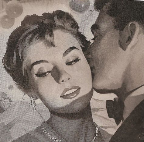 it didn't matter what he said now.  she was leaving. Couples Vintage, Vintage Couples, Vintage Romance, Pulp Art, Arte Sketchbook, Foto Vintage, Sweet Nothings, Arte Pop, Vintage Love