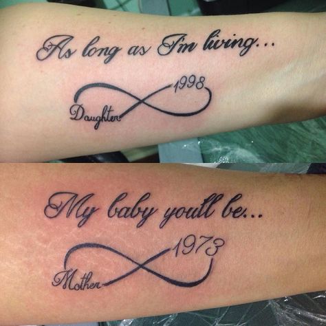 Matching Mom And Daughter Tattoos Black, Mother Daughter Tattoos Sayings, Mother Daughter Tattoos Words, Mother Daughter Tattoos Infinity, Mother And Daughters Tattoo For Three, Mom And Daughter Tattoos Matching Unique, Meaningful Mom And Daughter Tattoos, Mother Daughter Tattoos Meaningful, Mother Daughter Infinity Tattoos