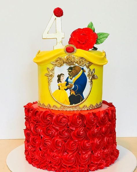 Beauty & The Beast ❤️#beauty #beautyandthebeast #beautyandthebeastparty #beautyandthebeastparty #beautyandthebeastfan #belle… Belle Birthday Party Cake, Belle Birthday Cake, Beauty And The Beast Cake Birthdays, Beauty And The Beast Birthday, Belle Birthday Party, Beauty And Beast Birthday, Belle Cake, City Cake, Whiskey Cake