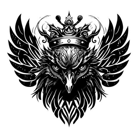 Premium Vector | American eagle head representing the spirit of the american people Eagle Tattoo Forearm, Eagle Tattoo Arm, Chest Tattoo Wings, Wing Neck Tattoo, Chest Neck Tattoo, Bird Skull Tattoo, Eagle Head Tattoo, New Beginning Tattoo, Full Hand Tattoo