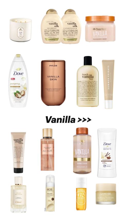 #vanilla Vanilla Girl Hair, Vanilla Scent Aesthetic, Vanilla Hygiene, Scent Aesthetic, Tanning Routine, Sephora Skin Care, Fragrances Perfume Woman, Vanilla Girl, Vanilla Scent