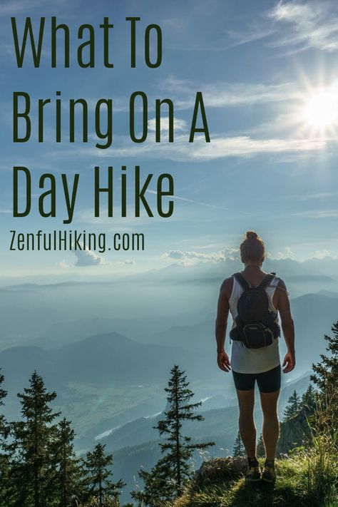 Planning and prepping for your hike is more than half the battle for having a successful hike. So, what all should you bring on your day hike? #dayhike #dayhiking #hikingessentials #hikinggear Outdoor Adventure Outfit, Hiking Gear List, Hiking Packing List, Backpacking Gear List, Hiking Photos, Hiking Snacks, Hiking Food, Hiking Training, Day Hiking