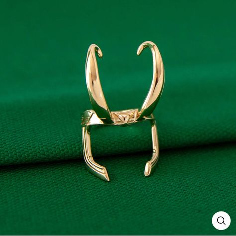 Rocklove Loki Ring Size 8 Nwt Loki Ring, Room Jewelry, Loki Helmet, Helmet Ring, Marvel Jewelry, God Of Mischief, Marvel X, Plate Size, Travel Pouch