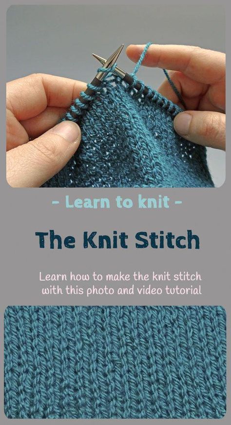 Knit Stitches For Beginners, Knitting 101, Photo Stitch, Beginner Knitting Patterns, Knitting And Crocheting, Knit Basket, Knitting Blogs, Vogue Knitting, Stitch Tutorial