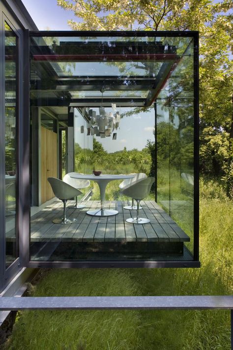 Jodlowa House by PCKO Detail Arsitektur, Glass Extension, Glass Room, Glass Walls, Hus Inspiration, Design Exterior, House Extensions, Glass House, Modernism