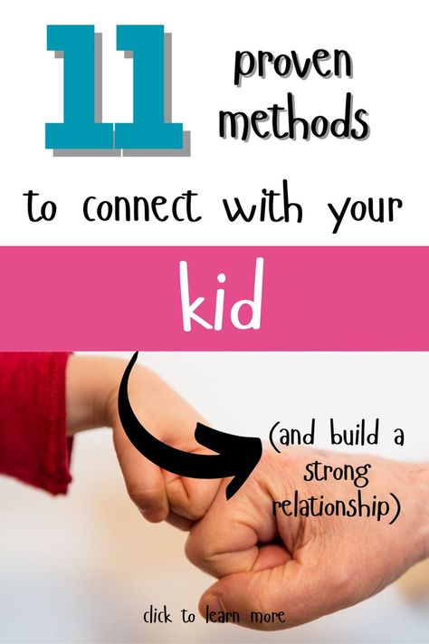 A Pinterest pin featuring a parent and child sharing a special moment. The image promotes 11 proven ways to connect with your child and build a strong relationship, ideal for parents wanting to strengthen family bonds. #ParentingTips #FamilyBonding #StrongRelationships Productive Moms, Mom Routine, Family Bonding Activities, Bonding Activities, Family Ties, Managing Finances, Meaningful Conversations, Family Bonding, Silly Jokes