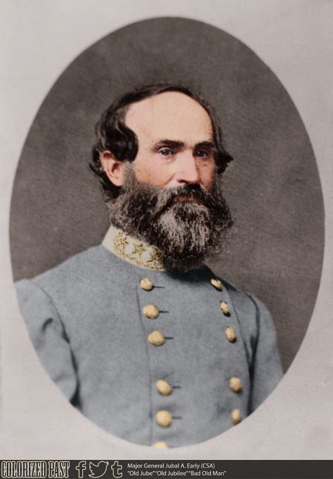 Confederate General Jubal Anderson Early Stonewall Jackson, Military History, American History, History, Thing 1, Film