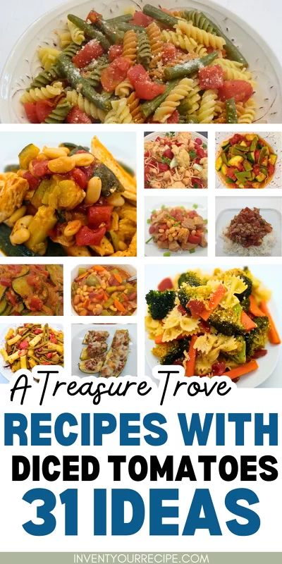 31 Ways To Use Diced Tomatoes For Dinner Diced Tomatoes Recipes, Diced Tomato Recipes, Recipes With Diced Tomatoes, Favorite Recipes Dinner, Vegan Side Dishes, Vegan Sides, Diced Tomatoes, Best Side Dishes, Favorite Side Dish