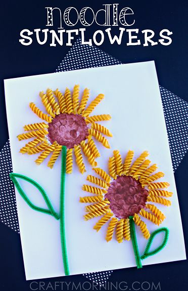 Påskeaktiviteter For Barn, Summer Art Projects, Sunflower Crafts, Aktiviti Kanak-kanak, Rainy Day Crafts, Spring Crafts For Kids, Aktivitas Montessori, Daycare Crafts, Toddler Art