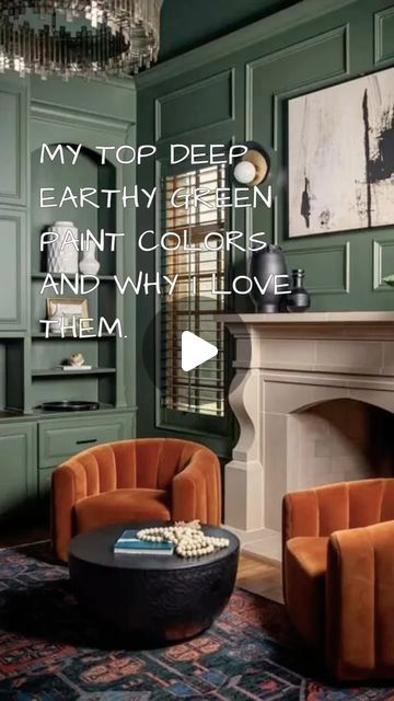 Christina Marie McCombs on Instagram: "Immerse yourself in the lush tranquility of Deep Earthy Greens in today’s feature from our beloved paint color series! 🌲

These shades bring the serene, grounding essence of the forest right into your home:

Backwoods by Benjamin Moore
Shade Grown by Sherwin Williams
Caldwell Green by Benjamin Moore
Evergreen Field by Behr
Essex Green by Benjamin Moore

Each color captures the deep, mossy, and vibrant tones of nature’s greens, perfect for creating spaces that feel both calming and invigorating. Which of these rich, earthy greens would you love to surround yourself with? 

#DeepEarthyGreens #NatureInspired #PaintColorJourney #BenjaminMoore #SherwinWilliams #Behr #GreenInteriors
#interiordesign #homedecor #interiorstyling #luxury #decorating #winterpar Evergreen Paint Color, Cos Cob Stonewall Benjamin Moore, Lush Benjamin Moore, Benjamin Moore Backwoods Green, Benjamin Moore Lush, Cushing Green Benjamin Moore, Caldwell Green Benjamin Moore, Backwoods Benjamin Moore, Essex Green Paint