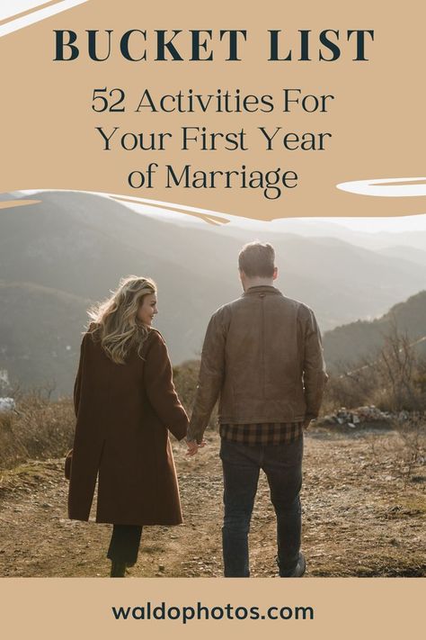 1st Year Of Marriage, First Year Of Marriage Bucket List, First Year Marriage, Wedding Day Checklist, Wedding Photography Checklist, Last Minute Wedding, First Year Of Marriage, Live Together, April Wedding