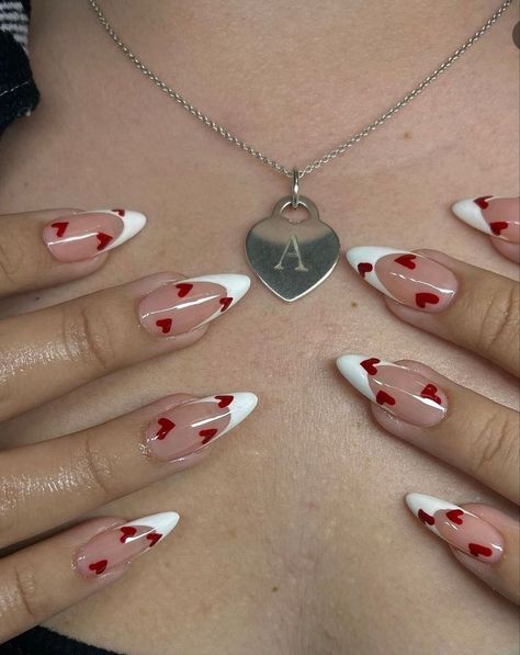 France Nails, Romantic Nails, February Nails, Purple Nail, Classy Acrylic Nails, Nagel Inspo, Nails 2024, Cat Kuku, Heart Nails