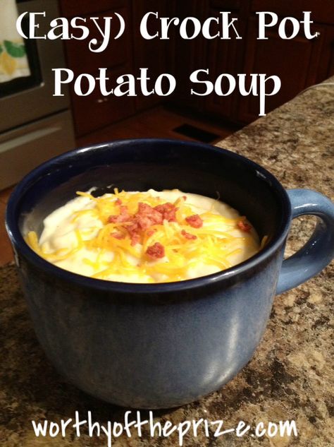 Paula Deen (Easy) Crock Pot Potato Soup: 1 (30 oz.) bag frozen hash-brown potatoes; 2 (14 oz.) cans chicken broth; 1 (10.75 oz.) can cream of chicken soup; 1/2c chopped onion; 1/3 tsp ground black pepper; 1 (8oz) pkg cream cheese (softened). Garnish: minced green onion. Easy Crock Pot Potato Soup, Crock Pot Potato Soup, Potato Soup Crockpot Recipes, Crock Pot Potato, Potato Soup Crock Pot Easy, Crockpot Potato Soup, Crockpot Potato, Crock Pot Potatoes, Potato Soup Crock Pot