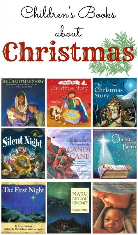 Children's Books about Christmas. Celebrate the Nativity and teach toddlers and preschoolers about Christ's birth!: Christian Christmas Crafts, Christmas Books For Kids, Christ Centered Christmas, 12 December, Books For Kids, Holiday Books, Christian Christmas, Wrapping Ideas, Christmas Advent