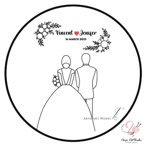 Hand Embroidery Designs Wedding, Embroidery Hoop Patterns Free, Embroidery Hoop Designs Free Pattern, Wedding Hoop Art Drawing Pattern, Wedding Embroidery Designs, Hoop Art Embroidery Wedding Pattern, Embroidery Calendar Pattern, Embroidery Patterns Vintage Free Design, Digital Embroidery Patterns Free