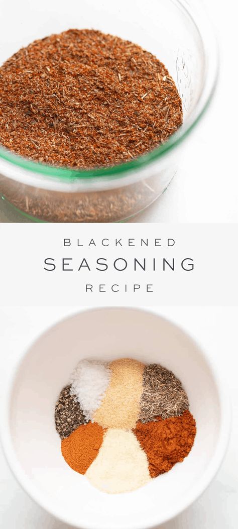 Best Blackened Seasoning Recipe, Blackened Chicken Seasoning Recipes, Blackened Shrimp Seasoning Recipe, Blackened Seasoning Recipe Chicken, Diy Blackening Seasoning, Blackened Spice Recipe, Blackened Fish Seasoning, Blackening Spice Recipe, Blacken Seasoning Recipe