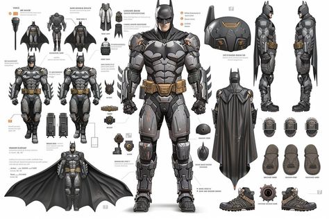 Batman Armor Concept, Batsuit Concept Art, Batman Armor Suits, Batman Suit Concept, Zack Snyder Justice League, Batman Concept Art, Batman Redesign, Batman Comic Wallpaper, Batman Costumes