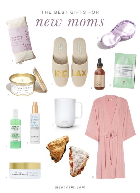 I found some of the best and most useful gifts to give a mom during the exhausting newborn days! Best Gifts For New Moms, First Time Mom Gift Basket, New Mom Basket, Postpartum Basket, Mom To Be Gift Ideas, Postpartum Products, New Mom Gift Ideas, Perfume Guide, Gifts For Newborn