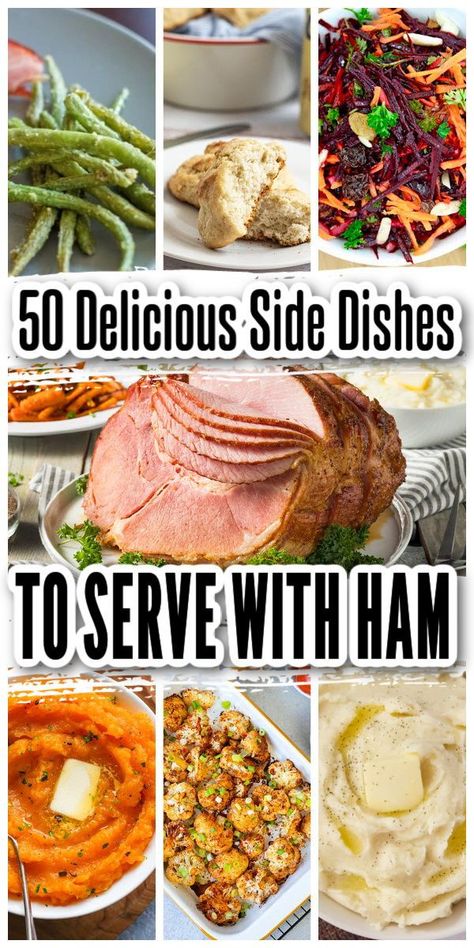 What To Serve With Ham, Ham Dinner Side Dishes, Ham Dinner Sides, Event Snacks, Christmas Ham Dinner, Easter Dinner Sides, Christmas Dinner Sides, Side Dishes For Ham, Delicious Side Dishes