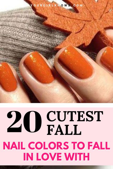 Fall Color Nails, Fall Toe Nails, Fall Pedicure, Fall Toes, Cute Nail Colors, Pedicure Colors, Toe Nail Color, October Nails, Cute Nails For Fall