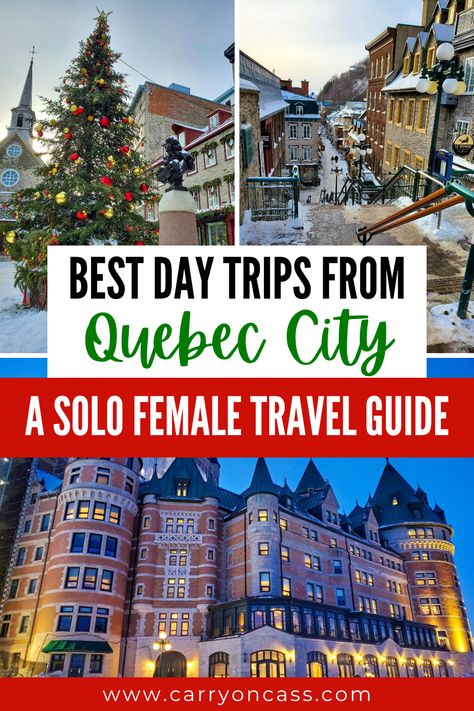 Check out this gorgeous winter wonderland! Winter in Quebec City is absolutely gorgeous and if you would like to go, it's best to start planning now! Get lost in the charming streets of this fairytale town. Quebec City Christmas, Quebec City Winter, Fairytale Town, Saint Lawrence River, Quebec City Canada, City Christmas, Saint Lawrence, Old Quebec, Magical Winter